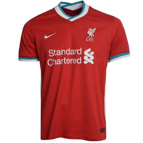 تی شرت ورزشی مردانه طرح لیورپول کد HOME2021