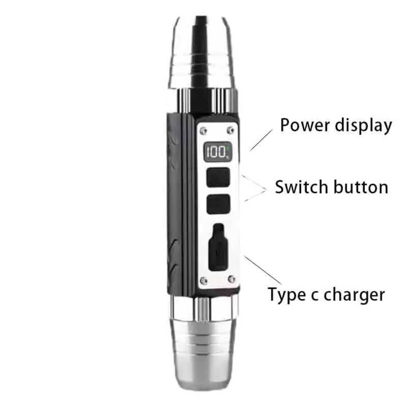 چراغ قوه دستی مدل 6LED UV با نور چند رنگ