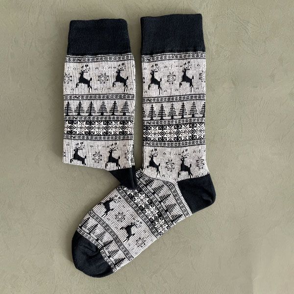 جوراب زنانه ال سون مدل گوزن کد PH934.3 - - 3