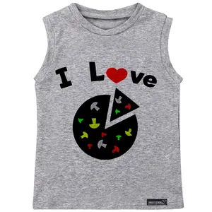 تاپ دخترانه 27 مدل I Love Pizza کد MH254