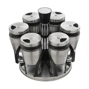 ست 7 پارچه جا ادویه پارس بلور مدل پینگو