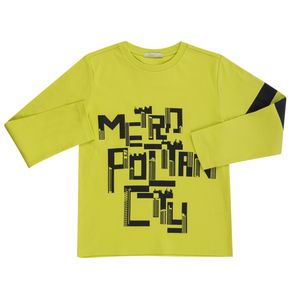 تی شرت آستین بلند پسرانه فیورلا مدل  CITY کد 44545