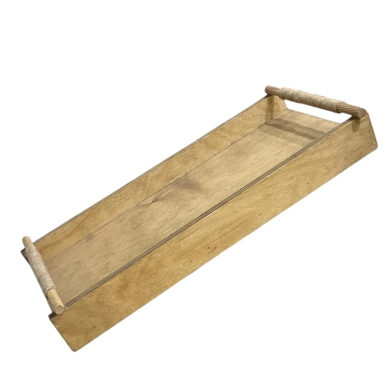 سینی دسته دار مدل چوبی کنفی سایز 39*12 سانتی متر