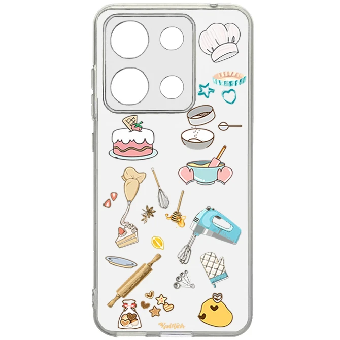 کاور طرح آشپزی مناسب برای گوشی موبایل شیائومی Note 13 4G 