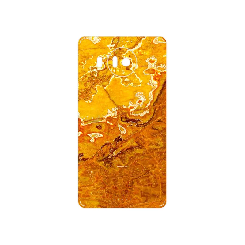 برچسب پوششی ماهوت مدل Gold Marble مناسب برای گوشی موبایل مایکروسافت Lumia 950 XL