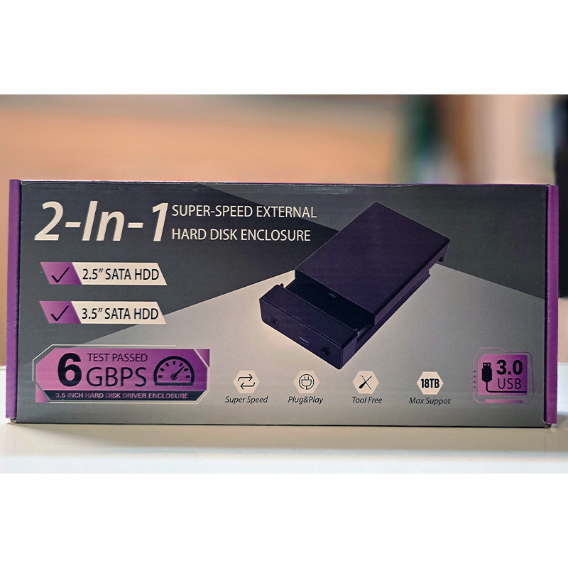 قاب هارد اکسترنال 3.5و2.5 اینچ مدل Super Drive (2 in 1)