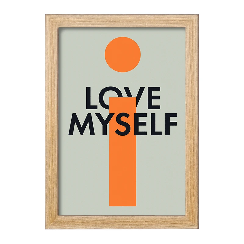 تابلو خندالو مدل Love My Self کد F10782