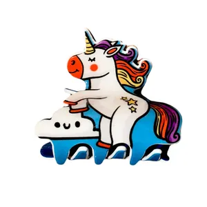 کلیپس مو دخترانه مدل یونیکورن کد 5