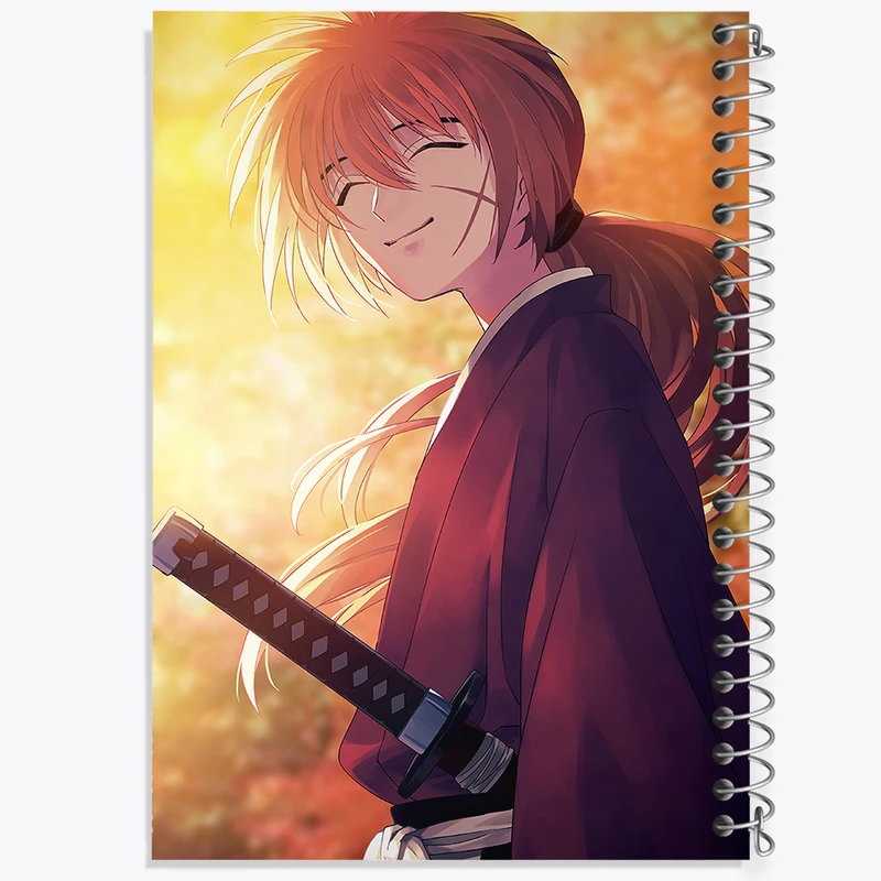 دفتر نقاشی 50 برگ خندالو طرح انیمه رورونی کنشین کد 34897