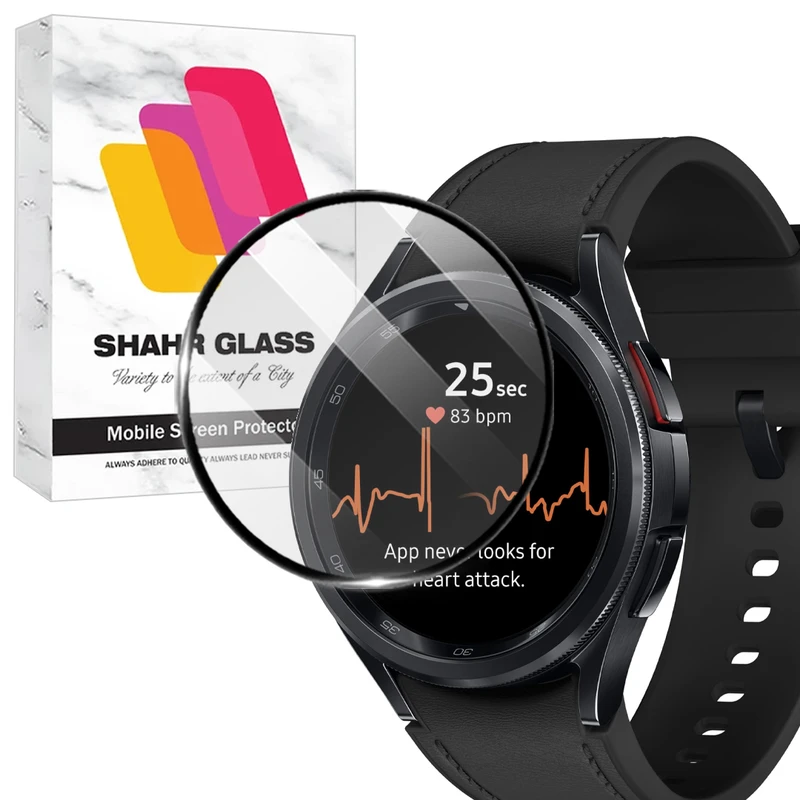 محافظ صفحه نمایش شهر گلس مدل SWPM مناسب برای ساعت هوشمند سامسونگ Galaxy Watch 6 Classic 43mm