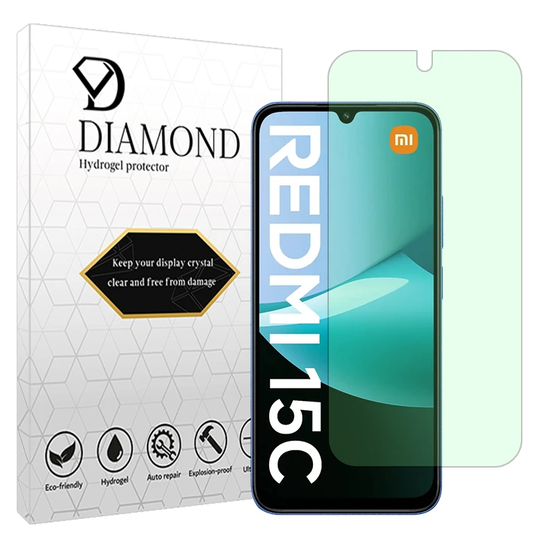 محافظ صفحه نمایش گرین لایت دیاموند مدل Eye Care مناسب برای گوشی موبایل شیائومی Redmi 15C