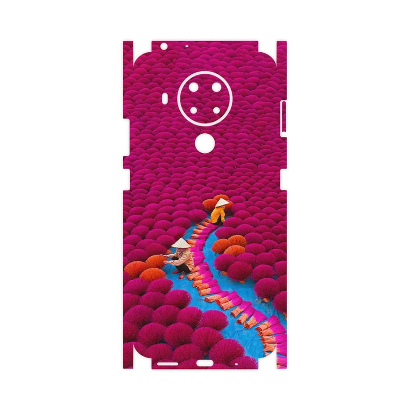 برچسب پوششی ماهوت مدل Vietnam Incense Wood Farms-FullSkin مناسب برای گوشی موبایل نوکیا 5.4