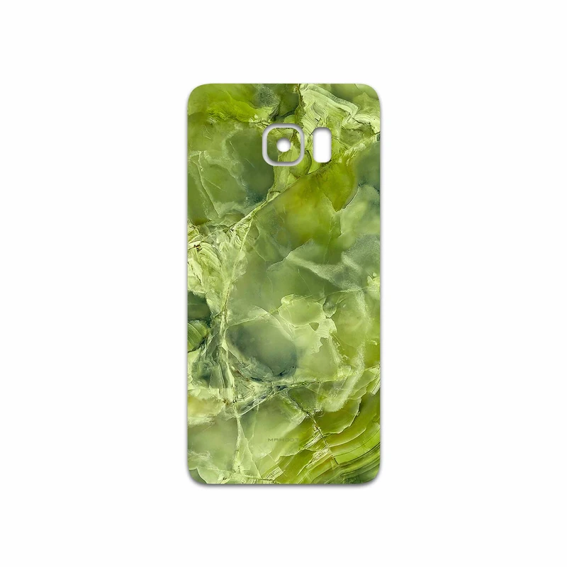 برچسب پوششی ماهوت مدل Green Crystal Marble مناسب برای گوشی موبایل سامسونگ Galaxy S6 Edge