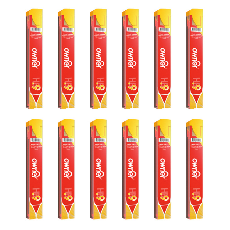نوک مداد نوکی 0.9 میلی‌متری اونر مدل High Polymer بسته 12 عددی