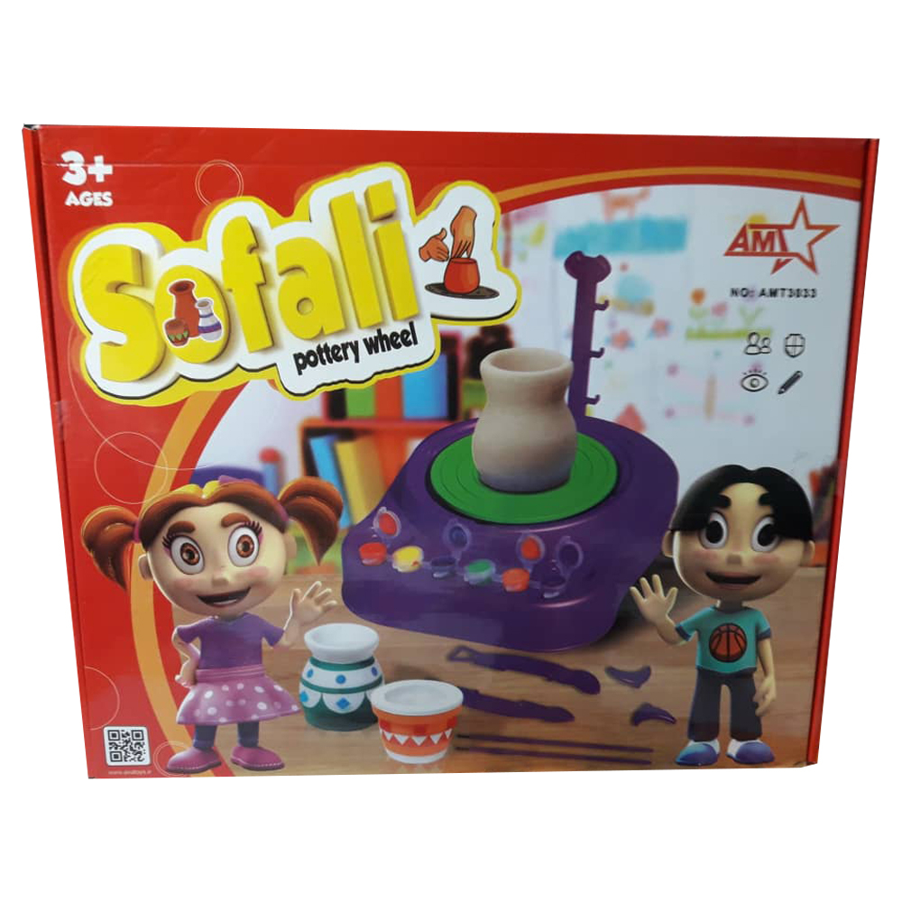 اسباب بازی مدل چرخ سفالگری