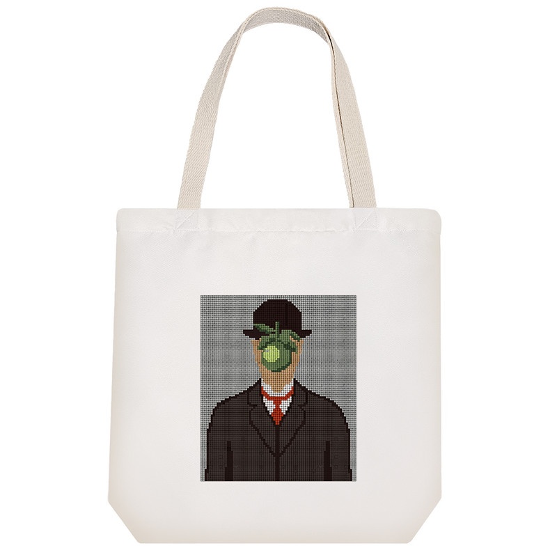 ساک خرید خندالو طرح نقاشی پسر انسان کد 10326