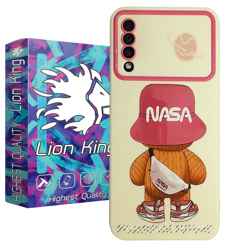 کاور لاین کینگ مدل خرس و ناسا مناسب برای گوشی موبایل سامسونگ Galaxy A50/A50s/A30s