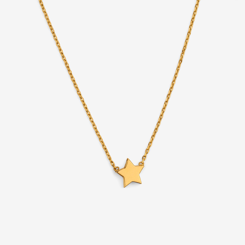 گردنبند طلا 18 عیار زنانه با زنجیر حلقه‌ای (فلامینگو) درریس مدل nk8866