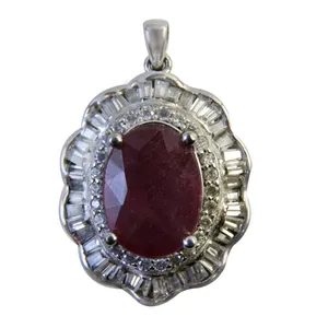 آویز گردنبند نقره زنانه کد 2590