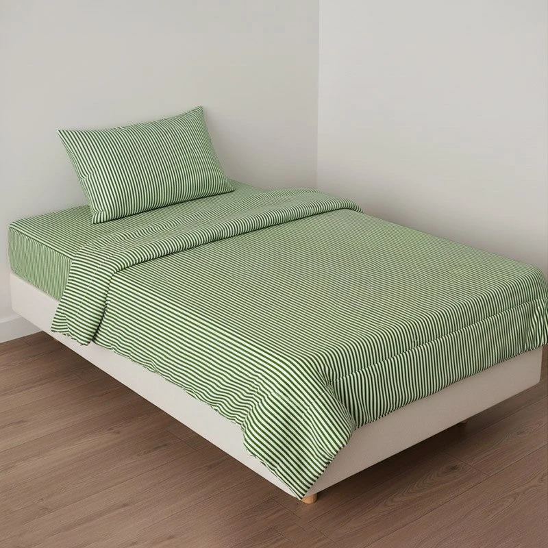 سرویس روتختی 1 نفر 3 تکه آدنو مدل راه راه کد FI49