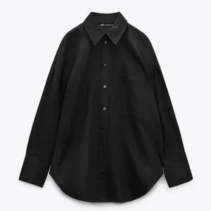 تونیک زنانه زارا مدل 100 LINEN SHIRT