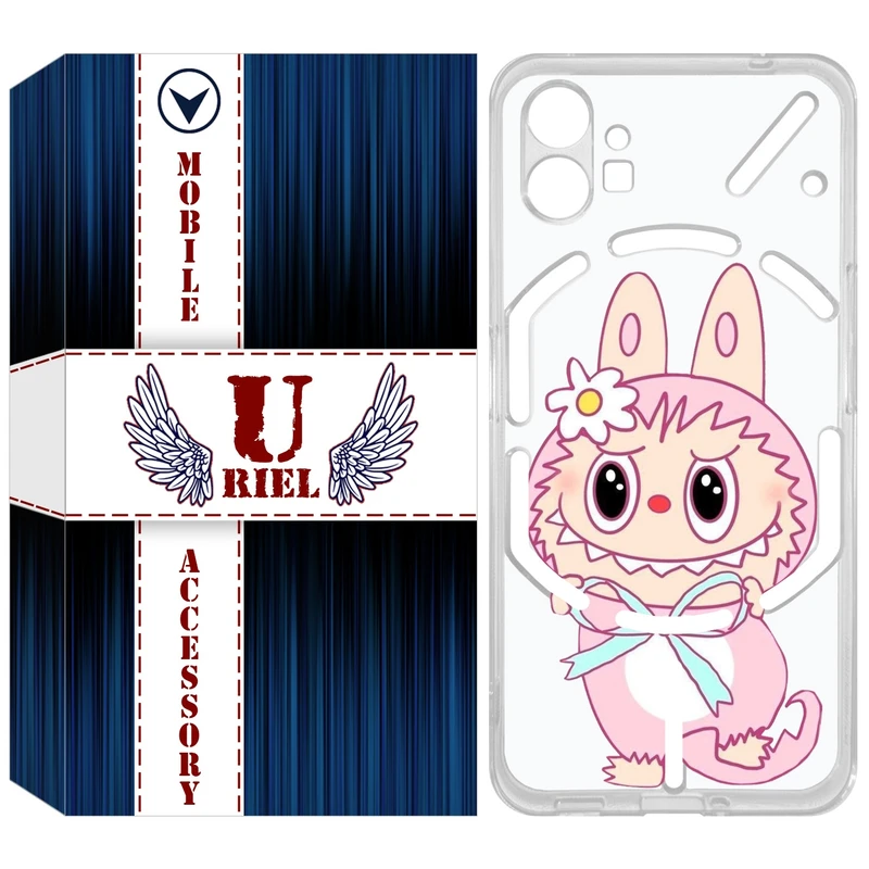 کاور یوریل مدل Clear کد 146 طرح لبوبو مناسب برای گوشی موبایل ناتینگ فون Nothing Phone 1