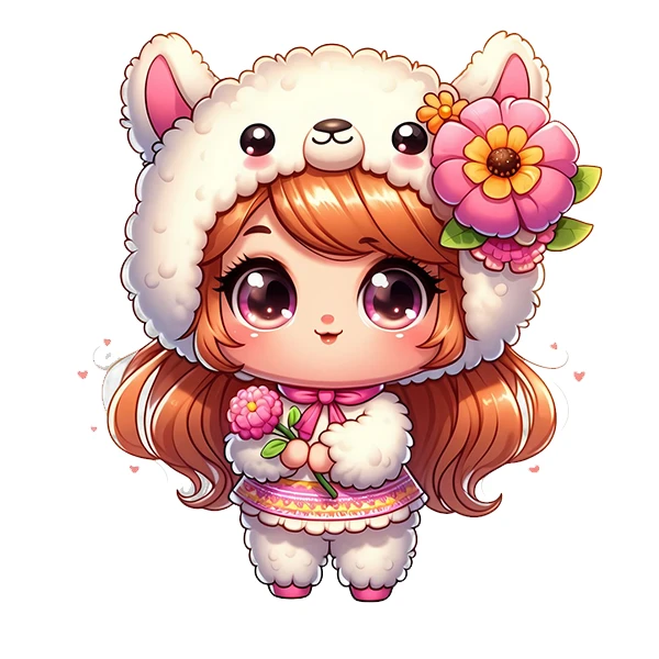 استیکر پارچه و لباس پاد آفرین طرح دختر کد 522