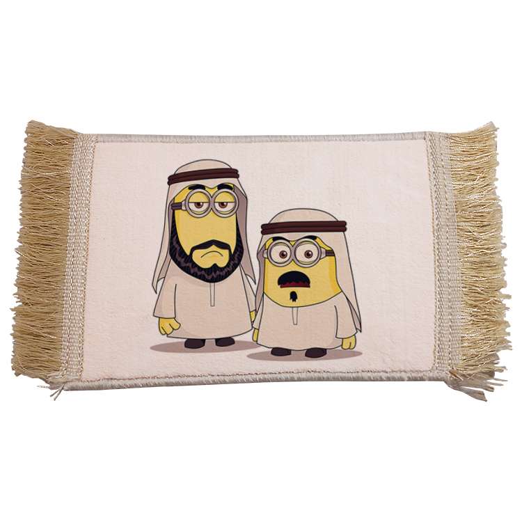 فرش ماشینی دیوارکوب مدل مینیون کد 90