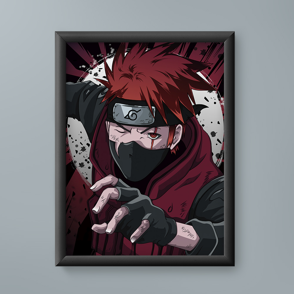 تابلو مدل کاکاشی ناروتو kakashi hatake naruto 06