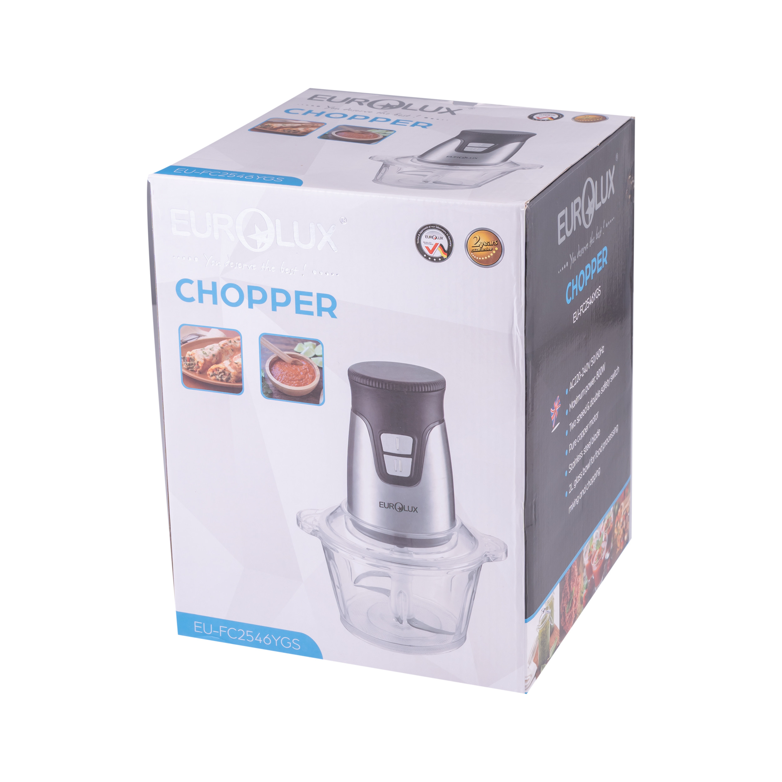 خردکن یورولوکس مدل EU-FC2546YGS