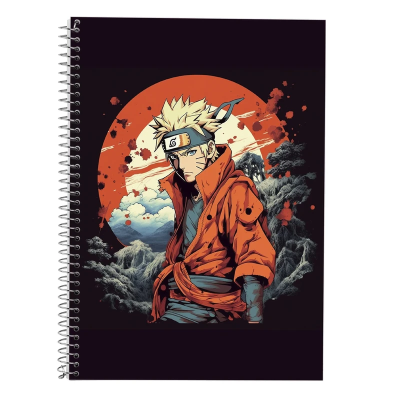 دفتر زبان 50 برگ مدوپد مدل سه خط طرح نارتو narto کد DF10575