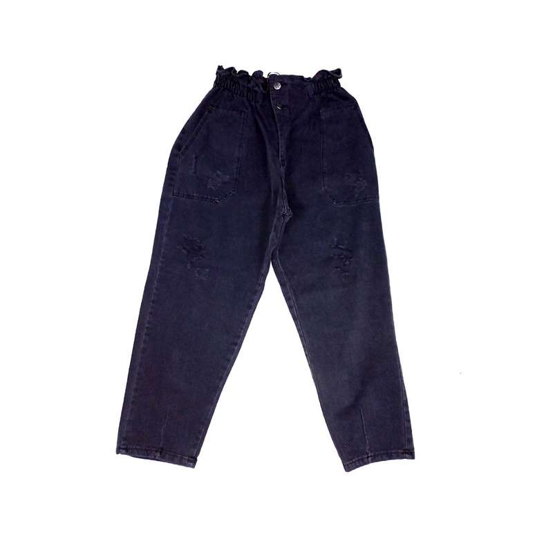 شلوار جین زنانه مدل مام استایل