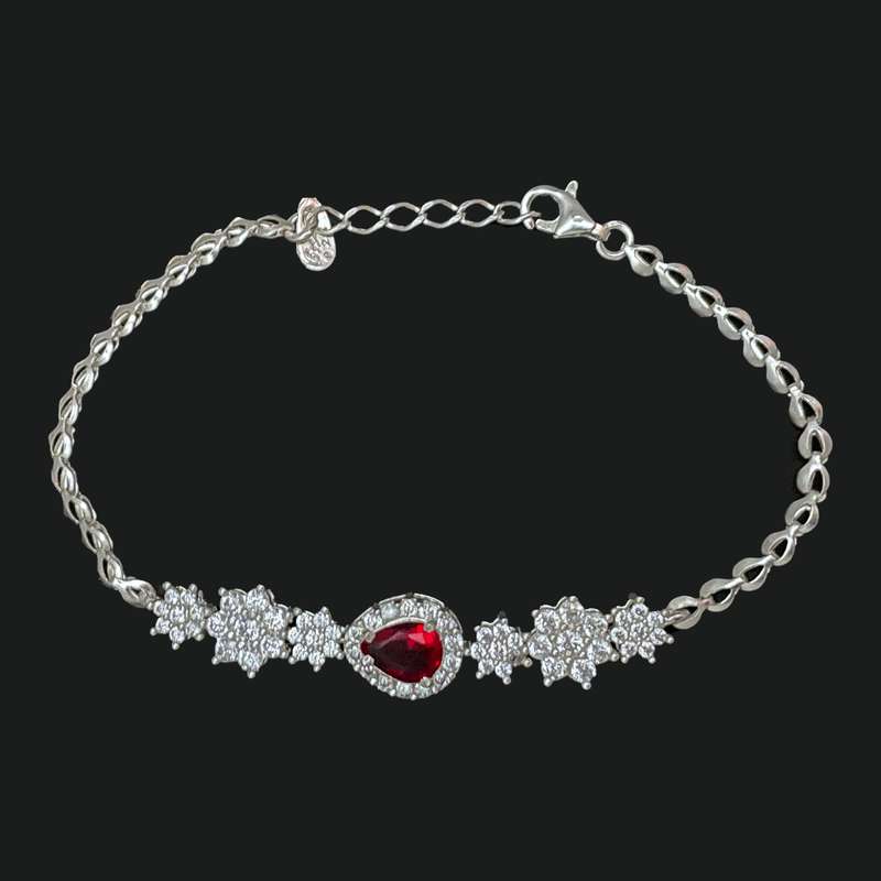 دستبند نقره زنانه مدل 30511 دستبند نقره زنانه مدل 30511