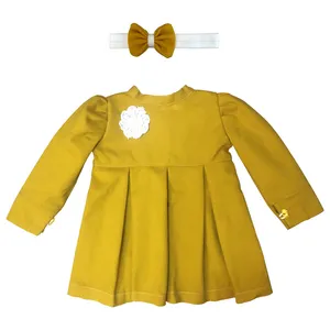 ست پیراهن و تل مو دخترانه مدل 11 کد 02