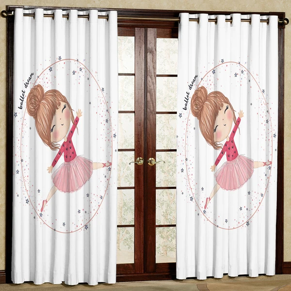 پرده مدل مخمل پانچی کد 6635 سایز 280x140 سانتی متر