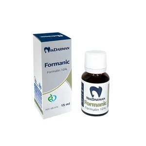 محلول فرمالین 10% نیک درمان مدل Formanic حجم 15 میلی لیتر