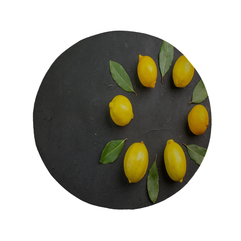 پادری مدل دایره طرح لیمو کد 8484 سایز 90 × 90 سانتی متر