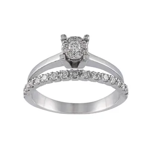  انگشتر نقره زنانه جواهری سون مدل 2556