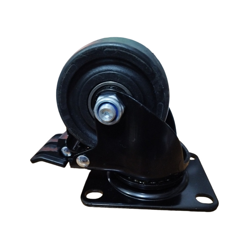 چرخ کفی دار مدل ترمز دار کد POLYCATER-7.5 چرخ کفی دار مدل ترمز دار کد POLYCATER-7.5