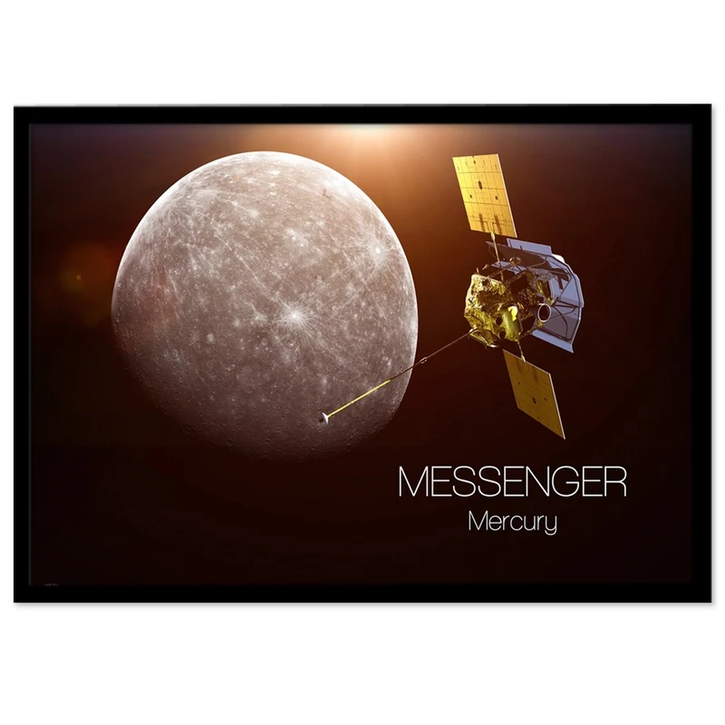 تابلو نوری بکلیت طرح کره ی ماه و ماهواره فضایی مسنجر مدل B-S1707