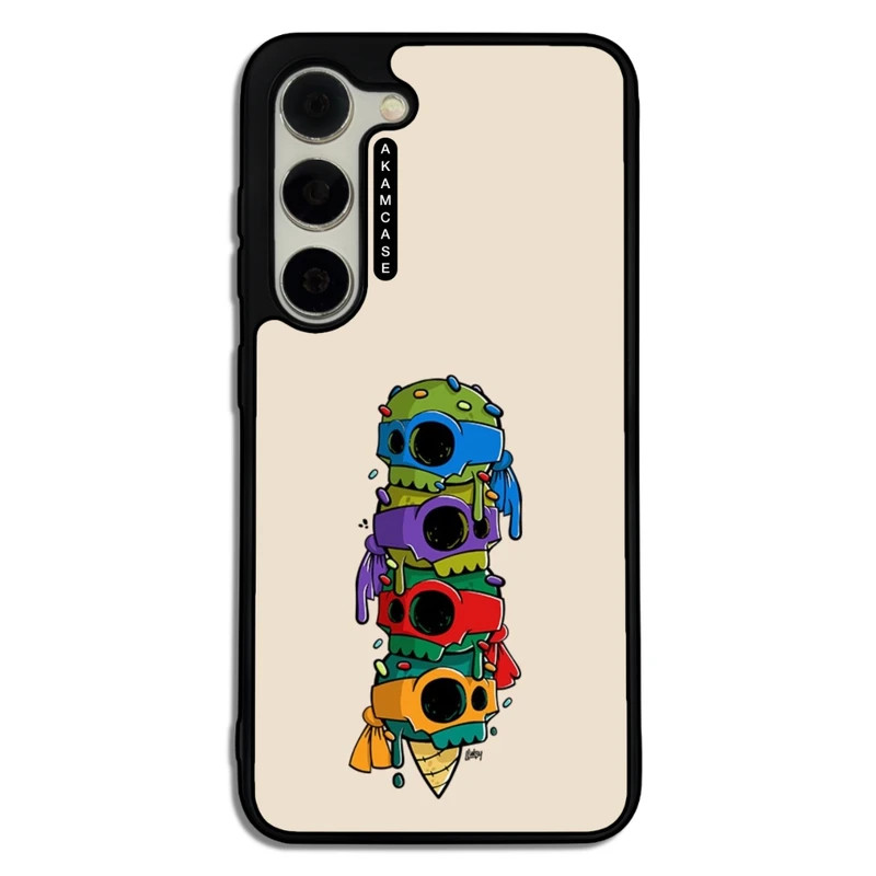 کاور آکام مدل AMC-WSGS23-NINJA TURTLES5 مناسب برای گوشی موبایل سامسونگ Galaxy S23