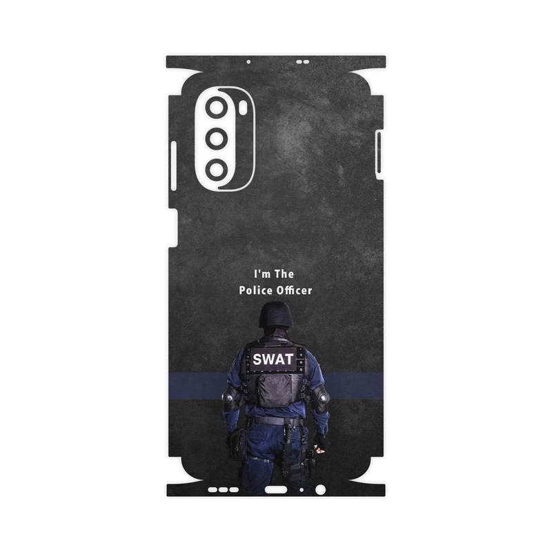 برچسب پوششی ماهوت مدل Police Officer-FullSkin مناسب برای گوشی موبایل موتورولا Moto G52