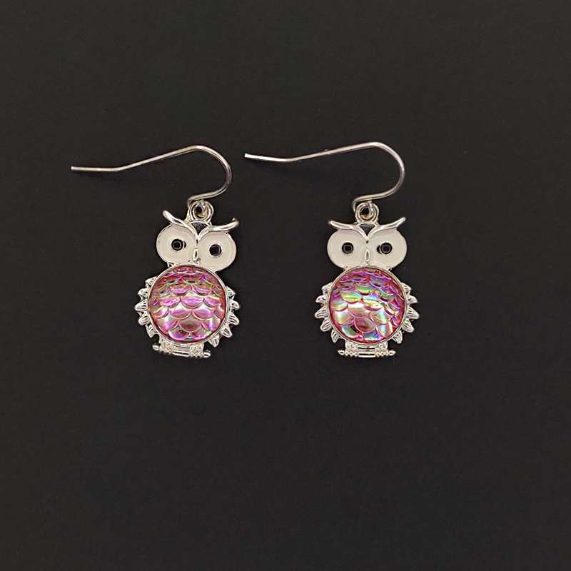 گوشواره دخترانه مدل جغد