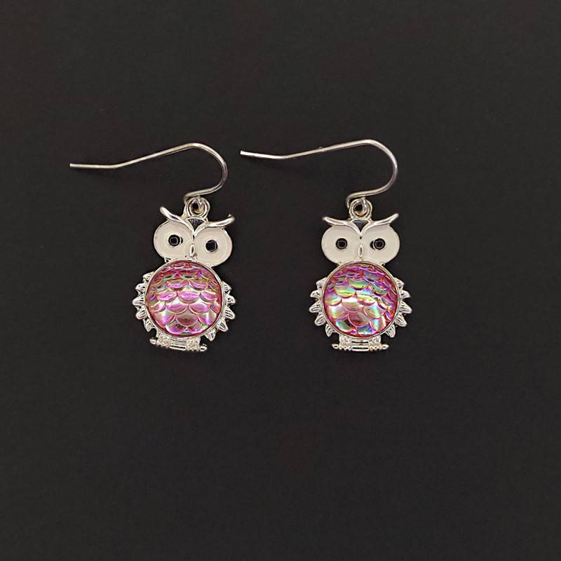 گوشواره دخترانه مدل جغد