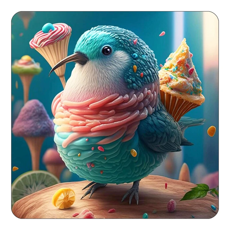 مگنت کاکتی طرح حیوانات رنگی مدل mp25497