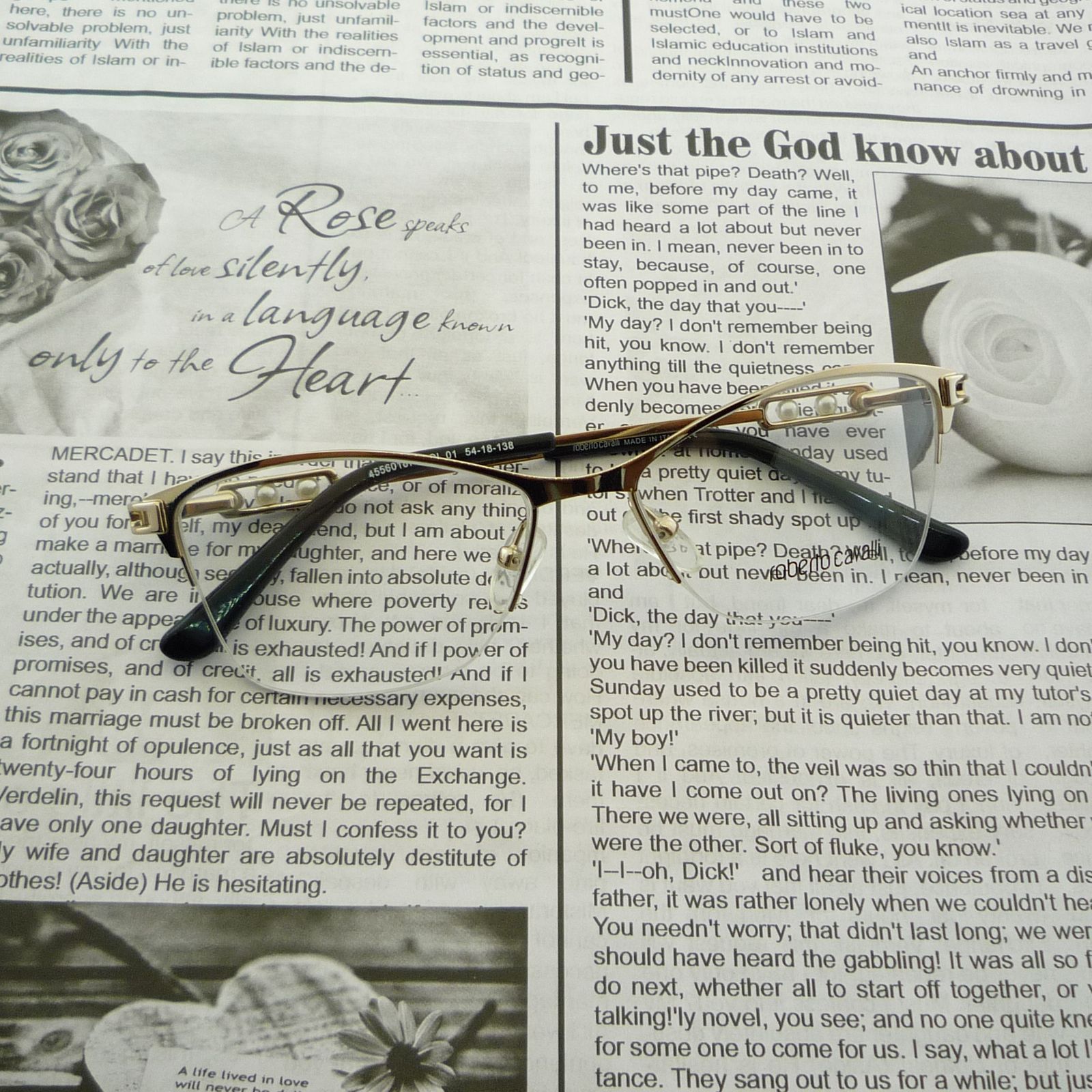 فریم عینک طبی زنانه روبرتو کاوالی مدل 45560187C1 -  - 10