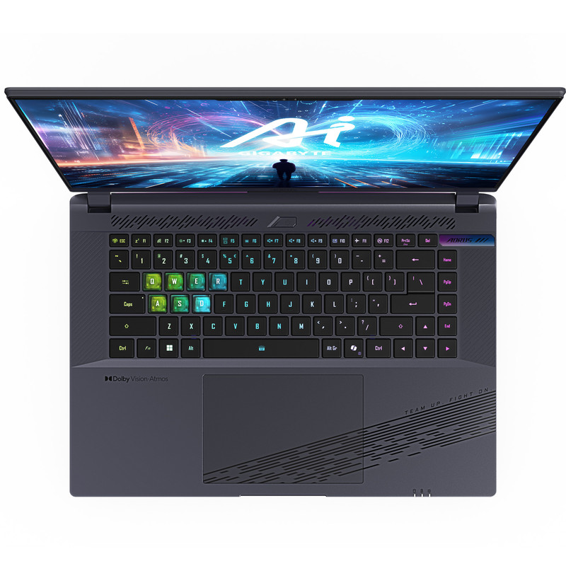لپ تاپ 16 اینچی گیگابایت مدل AORUS 16X 9KG-i7 13650HX-16GB DDR5 4800MHz-1TB SSD-RTX4060 8GB-QHD 165Hz
