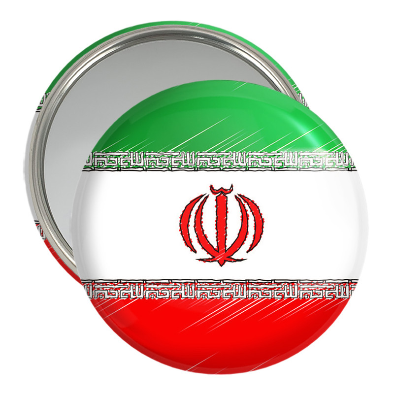 آینه جیبی خندالو مدل پرچم ایران کد 23956