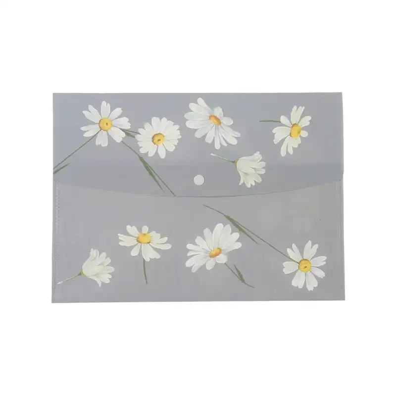 پوشه دکمه دار سم طرح بابونه