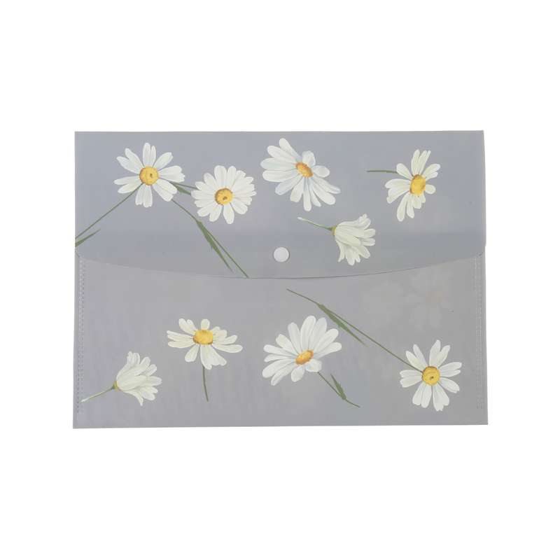 پوشه دکمه دار سم طرح بابونه